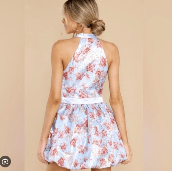 Love Shack Fancy Ola Mini Dress Morning Cappuccino Floral Size 6 - Picture 7 of 7